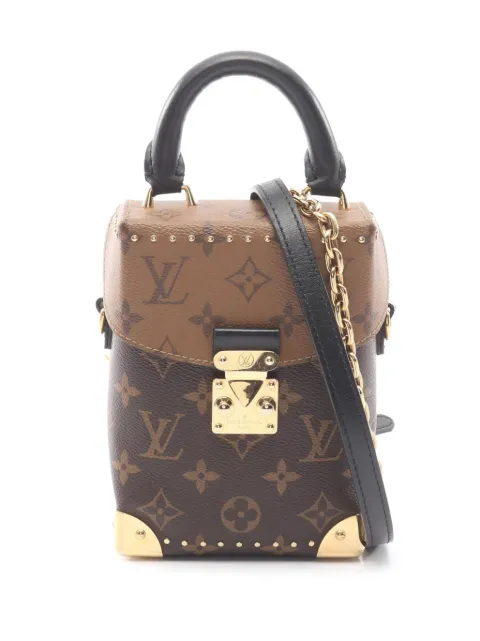 Louis Vuitton Pre-Owned 2021-2026 Monogram Reverse Camera Box satchel Brown 45DA1TCJGXKB8ZH9