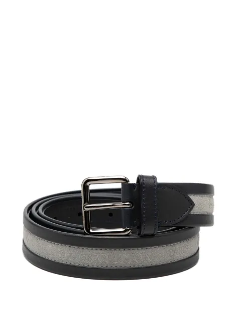 Louis Vuitton Pre-Owned 2012 Leather Regatta belt Blue 42HOPDWVJWAJBCDR
