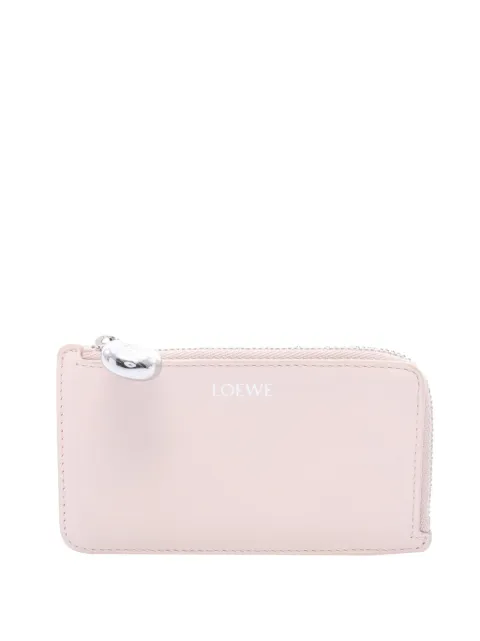 Loewe Pre-Owned 2010-2026 Leather Pebble coin pouch Pink HZRKUJYN1DZJEQEP