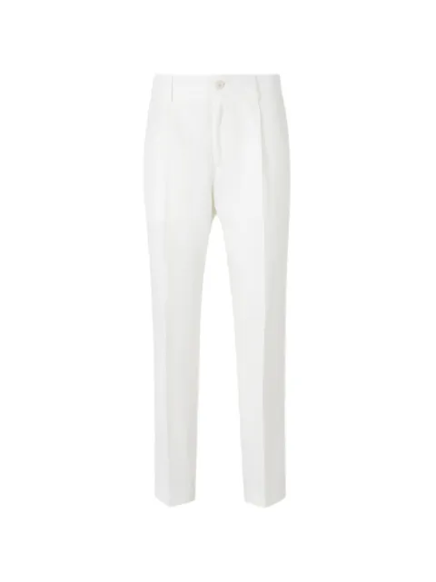 Canali linen trousers White U91605AX03156