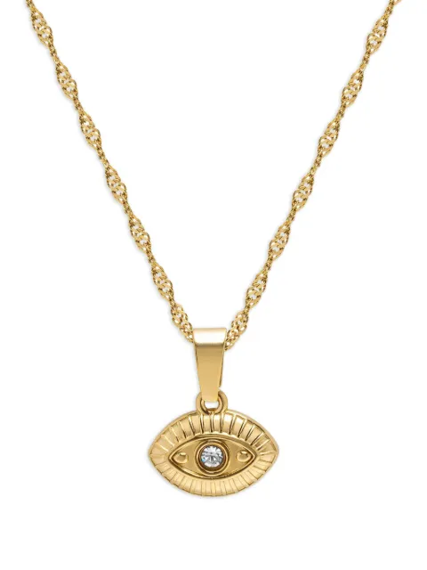 Nialaya Jewelry Evil Eye pendant necklace Gold WNECK349
