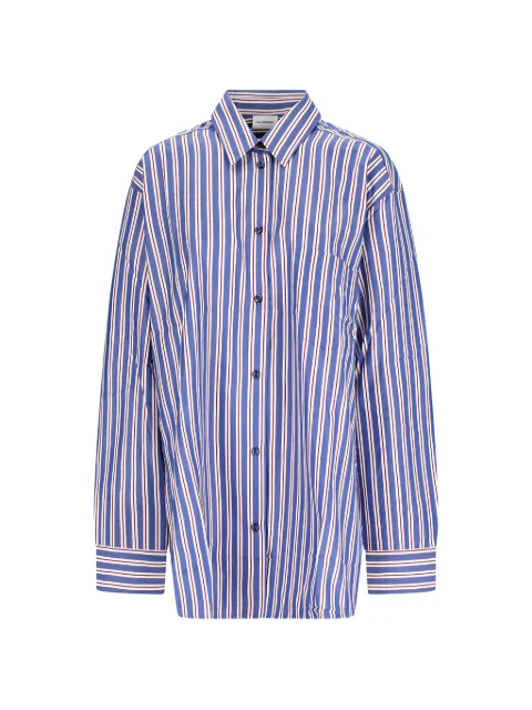 THE ANDAMANE Georgiana striped oversized shirt Blue TM190901DTNC197