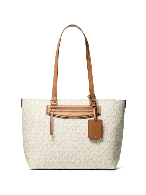 Michael Michael Kors medium Jet Set Travel logo-print tote bag Neutrals 30S6GTVT2B