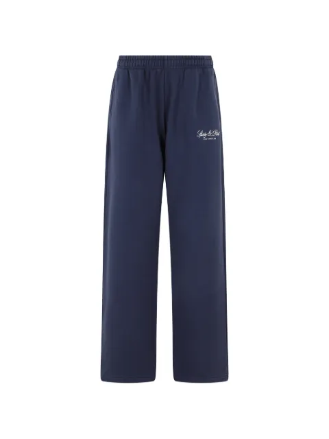 Sporty & Rich logo-print track pants Blue PA07176269BL106098