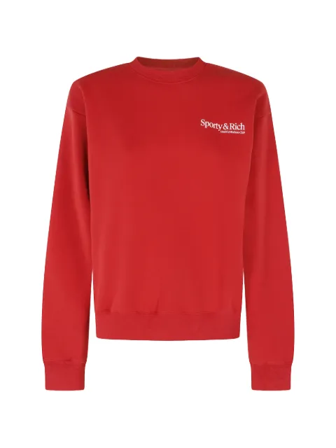 Sporty & Rich logo-print sweater Red ST098710087RE15098