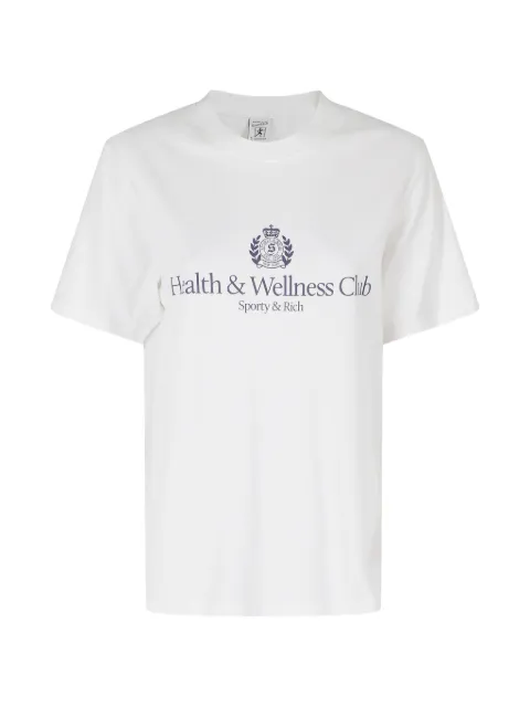 Sporty & Rich logo-print T-shirt White TO119710241WH01098