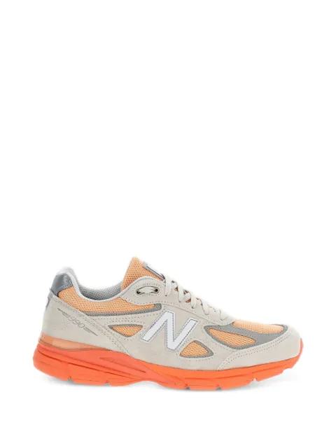 New Balance 990v4 mesh-panelled sneakers Neutrals U990MO4GREYPURPLE