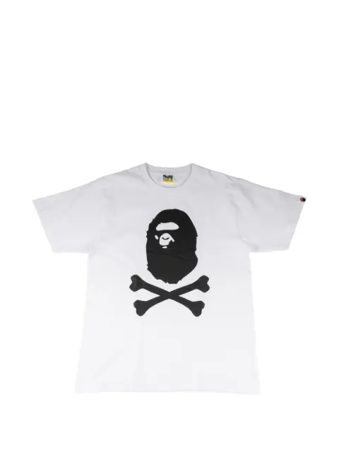 A BATHING APE® graphic-print T-shirt White 4L20110008