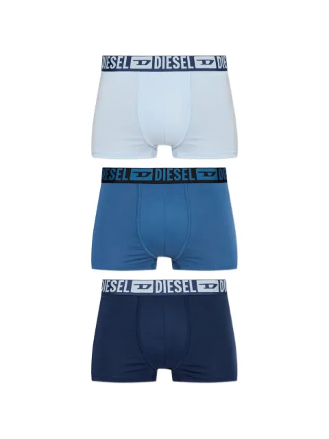 Diesel three-pack of stretch cotton boxer briefs with tonal waistband Blue A220830EGCI