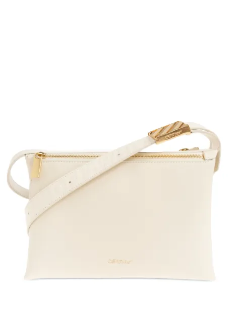 Off-White Sandbag 404 leather shoulder bag Neutrals OWNN18MS26LEA0010400