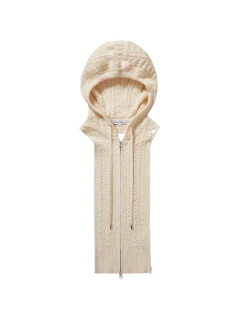 Veronica Beard Wickham cable-knit dickey Neutrals 2605KC7450379