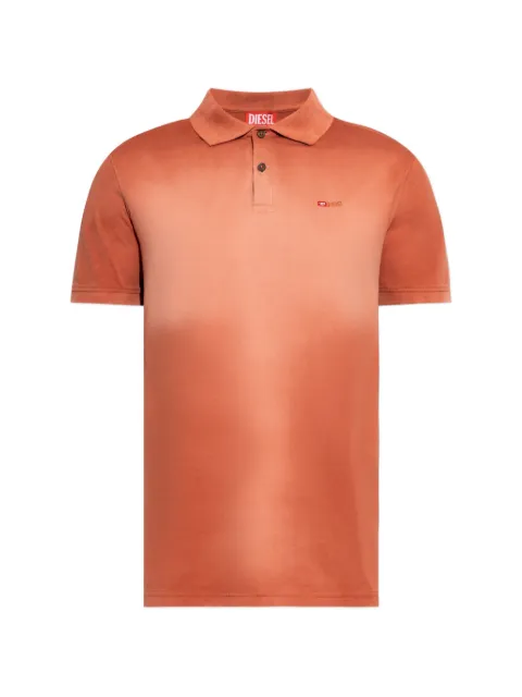 Diesel T-REJUST-R3 logo-embroidered polo shirt Orange A169150PKAL