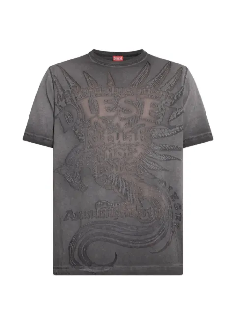Diesel graphic-print T-shirt Grey A226520DLBW