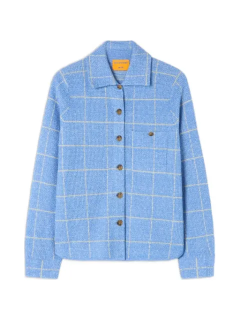 Guest In Residence Dylan plaid shirt Blue W42732AL