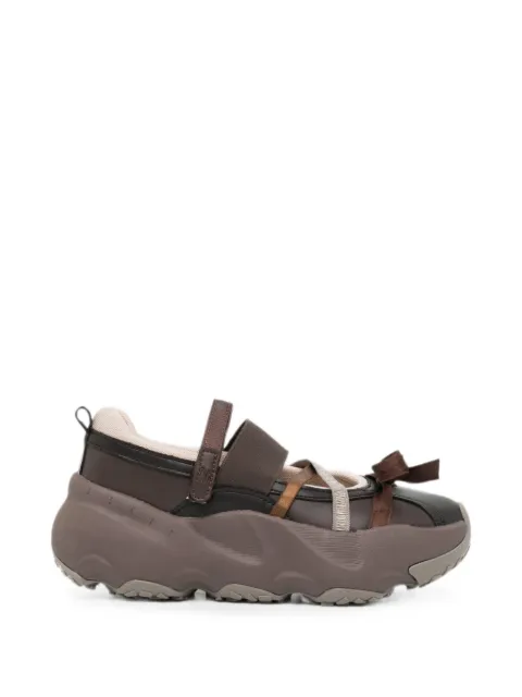 ROCKFISH bow-detail touch-strap sneakers Brown RF1SHBF3SK017BROWN