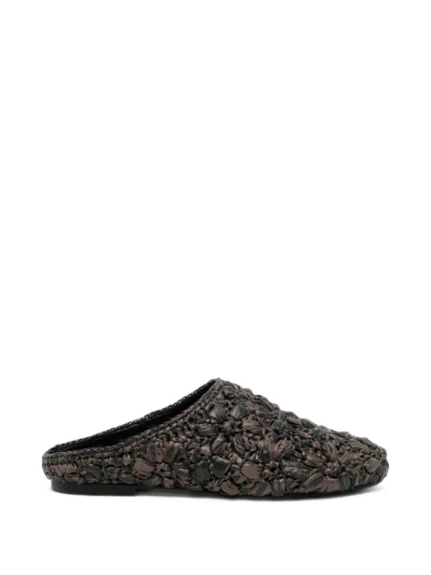 COTEMP woven slip-on mules Brown S14FLNE10T