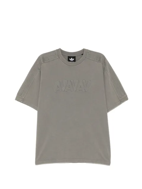 adidas x AVAVAV embossed-logo T-shirt Grey KF4976