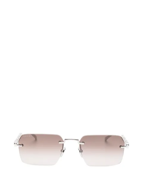 Gucci Eyewear crystal-embellished sunglasses Silver GG2154S