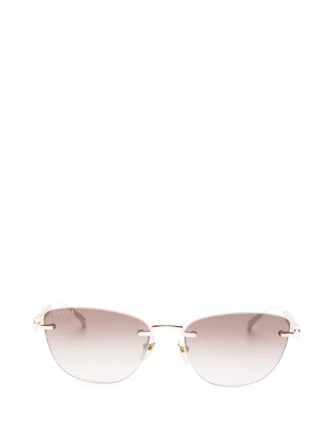 Gucci Eyewear rimless sunglasses Gold GG2063S