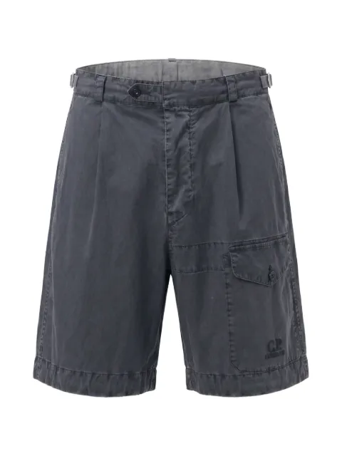 C.P. Company pleated cargo shorts Grey 20CMBE170A110543D999