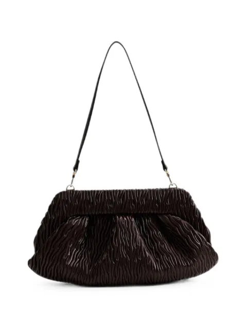 Themoirè Bios ruched-detail shoulder bag Brown 261WTMBB0OOAA