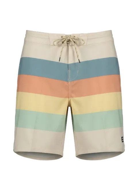 Billabong 73 Low Tide horizontal-stripe swim shorts Neutrals EBYBS00124TGW1