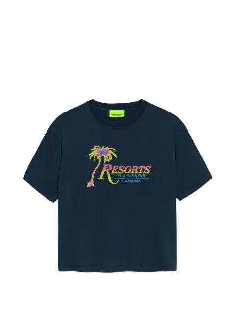 NEW AMSTERDAM Resorts cotton T-shirt Blue 2601084002