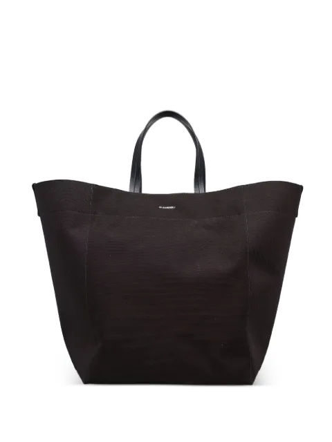 Jil Sander logo-print tote bag Brown J49WD0002P6647