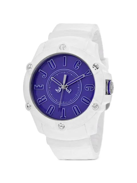 Juicy Couture Surfside crystal-embellished 41mm watch Purple 1900907
