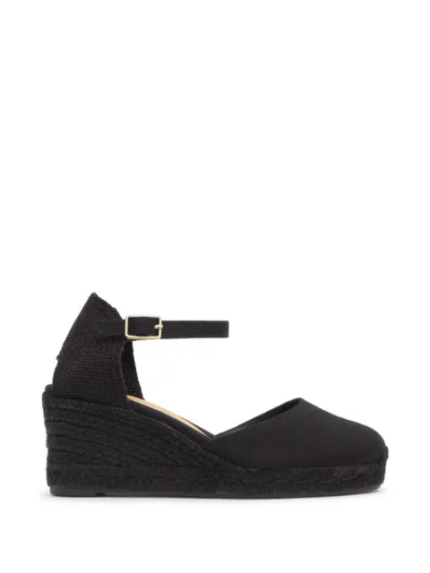 Castañer Carol wedged espadrilles Black 025129
