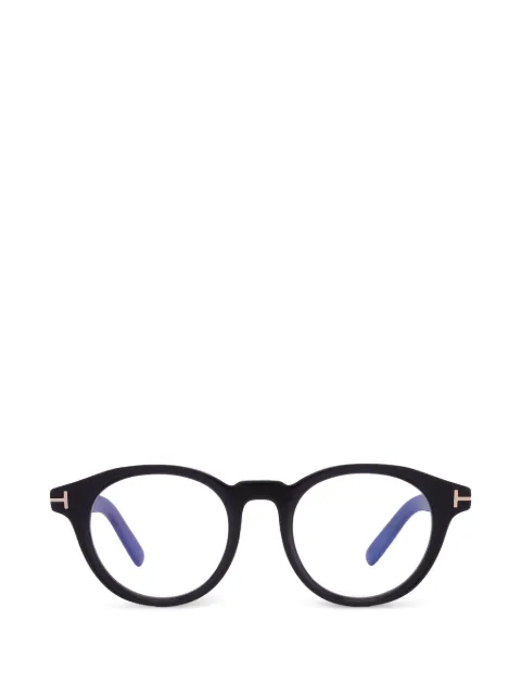 TOM FORD round-frame glasses Black FT5931DB001