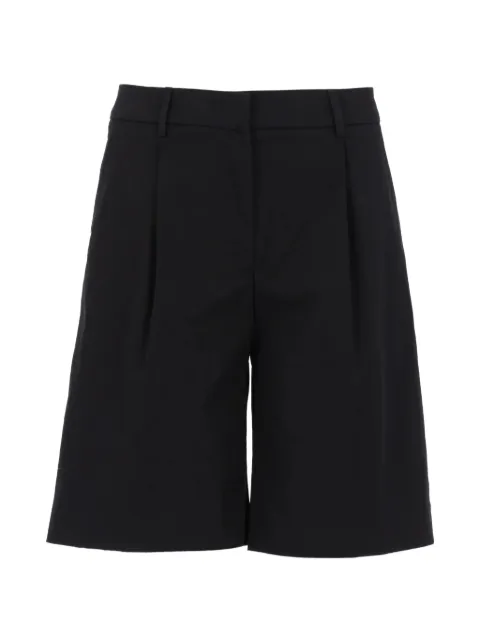 PT Torino Olivia pleated-detail shorts Black CDBSSMZ00STDVD10