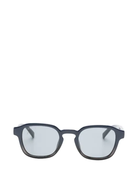 Gucci Eyewear logo-print square-frame sunglasses Blue GG2106S