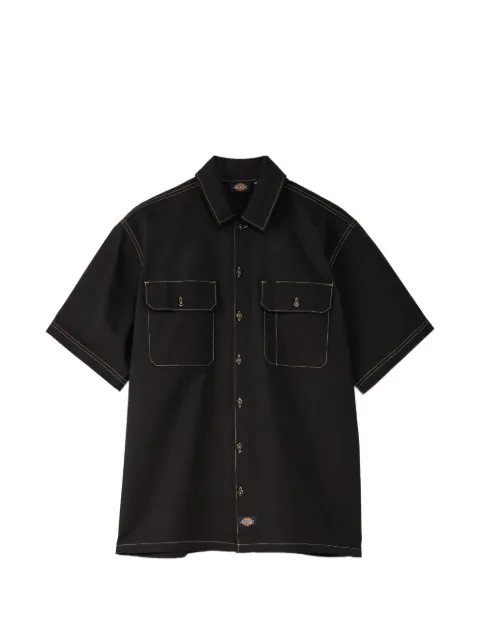 DICKIES contrast-stitching pocket shirt Black DK0A4Z7RBLK