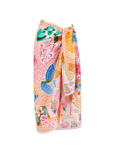Seafolly Beach Boheme printed sarong Pink 55718SG