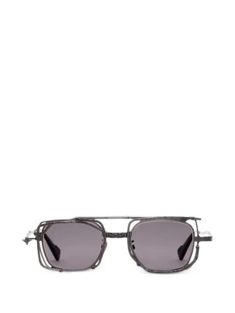 Kuboraum geometric-frame sunglasses Grey Z51RH