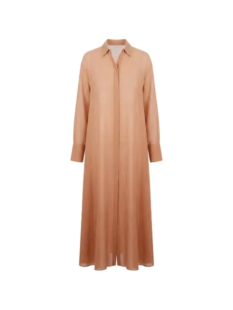 SUPER BLOND cotton midi dress Neutrals DRESSJCOBEIGEDEGRADE