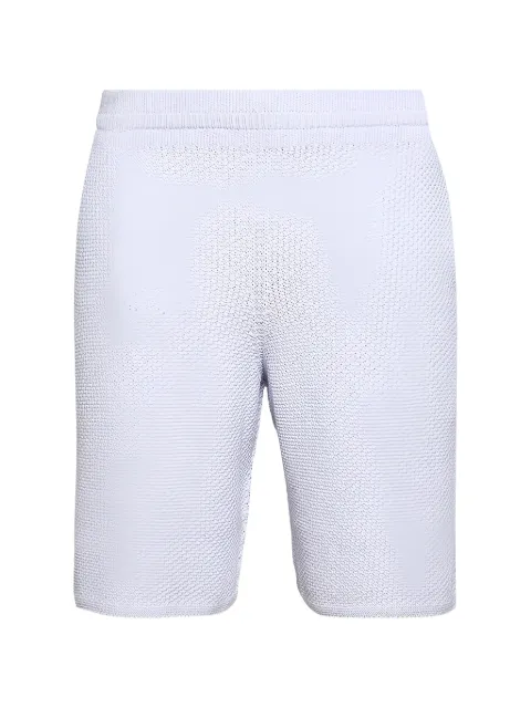 Homme Plissé Issey Miyake Rustic knitted shorts White HP66KF277