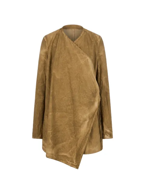Uma Wang Kunto wrap jacket Brown UP6021