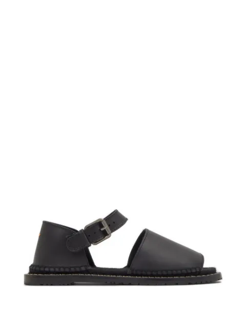 Castañer Polly leather sandals Black 026084