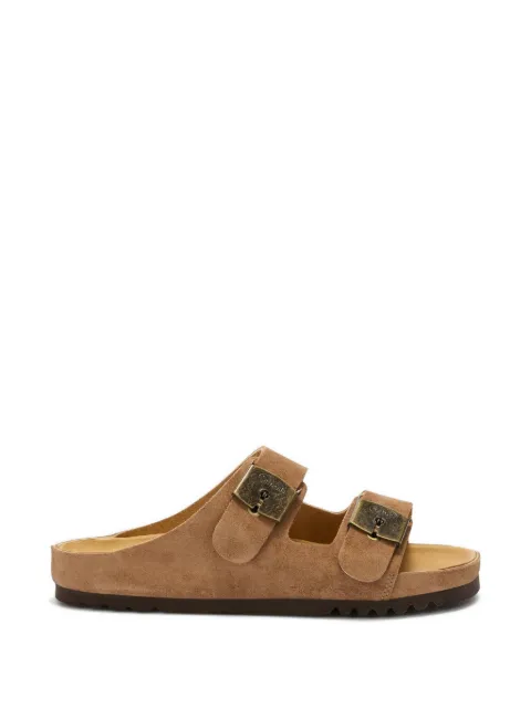 Scholl buckle-fastening suede sandals Neutrals F00893
