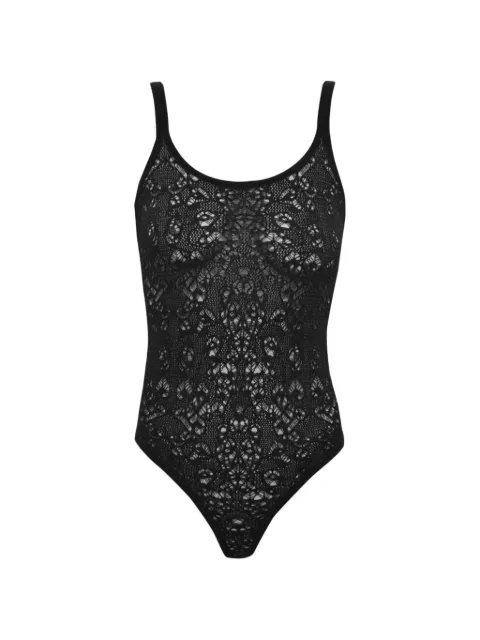 Gabriela Hearst Desnos crochet-knit bodysuit Black 1249716A002