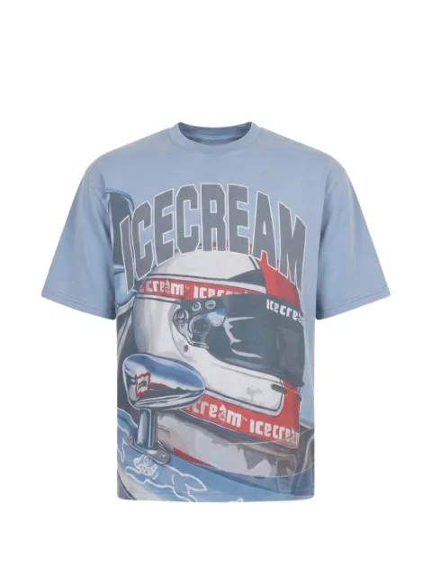 ICECREAM Sponsor graphic-print T-shirt Blue 4612313ALL