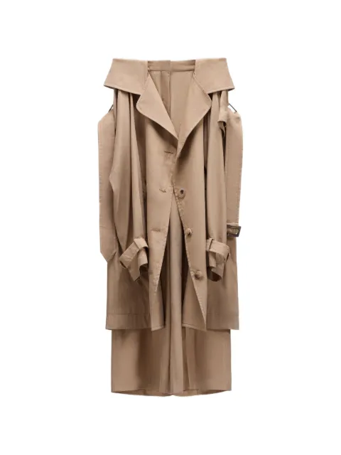 Viktor & Rolf sleeve-toe wrap trousers Neutrals WB03336226
