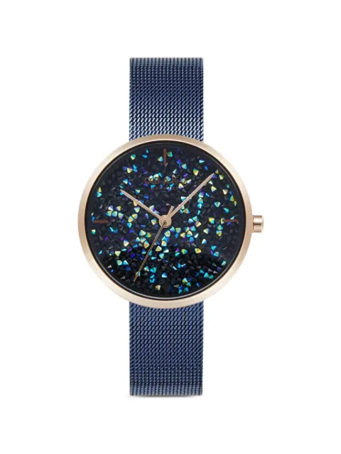 OBAKU Glimmer crystal-embellished 32mm watch Blue V289LHVLML