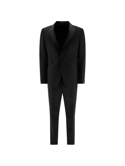 Tagliatore Bruce single-bresated suit Black SFBR15A01LIS060001UPER003