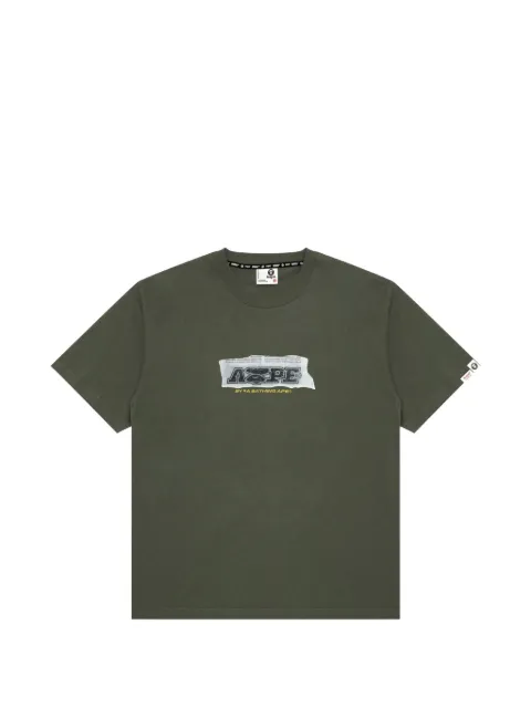 AAPE BY *A BATHING APE® graphic-print T-shirt Green AAPTEM1872XXQ