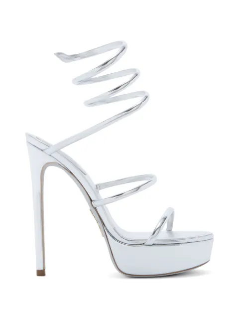 René Caovilla Cleo platform sandals Silver C12351