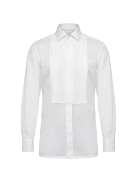 Givenchy tuxedo hidden-placket shirt White BM610P1YGL