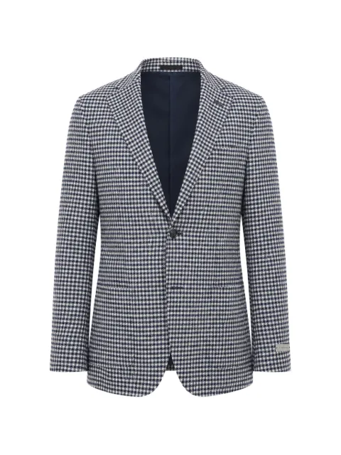 Corneliani Nino Danieli checked blazer Blue 80XR427836210003